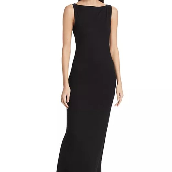 New Reformation Raine Knit maxi length Dress in black size M #1536 - Picture 1 of 12